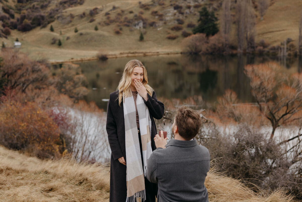 surprise proposal photographer New Zealand