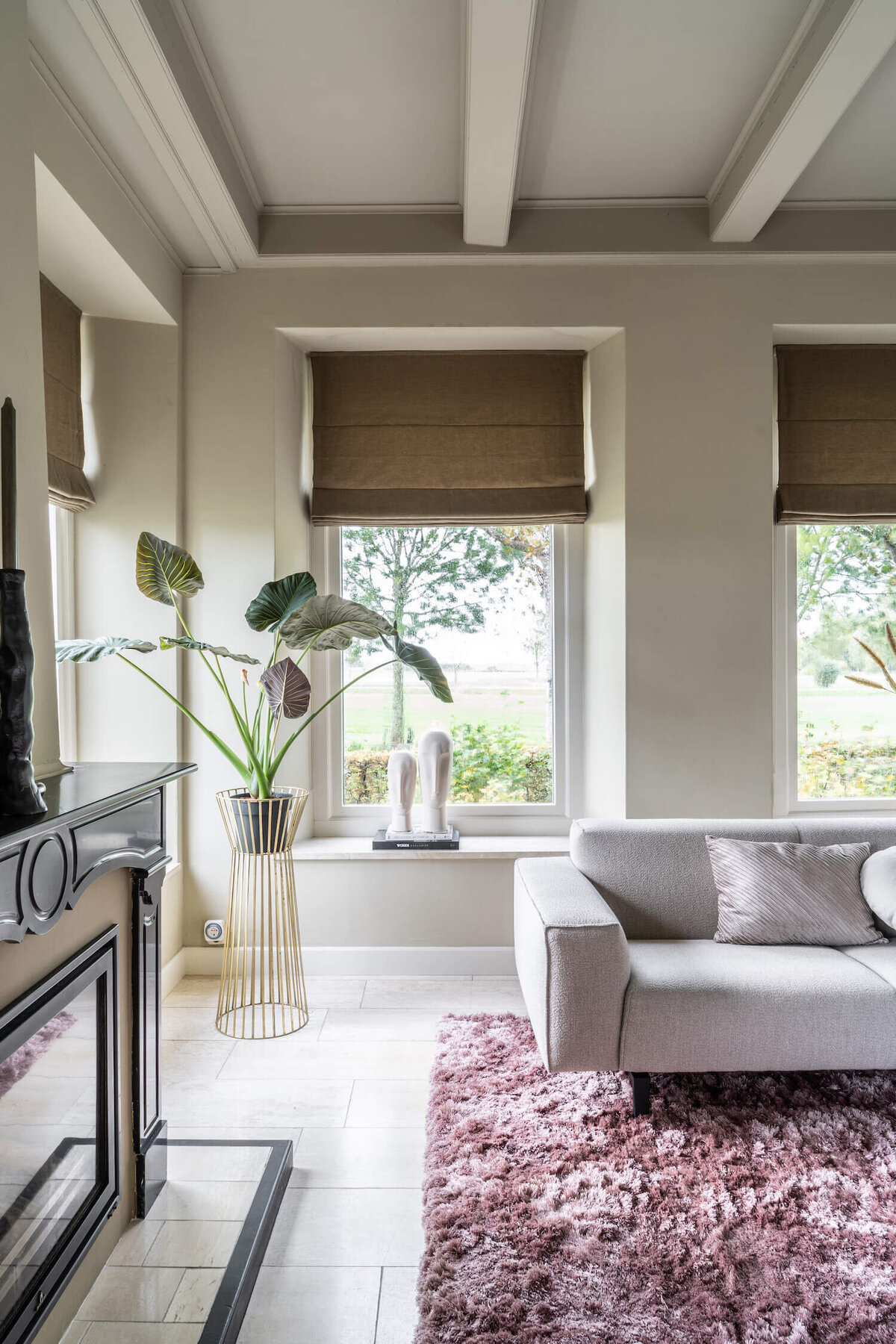 Ontwerp authentieke woonkamer door Marlinde Interieurontwerp