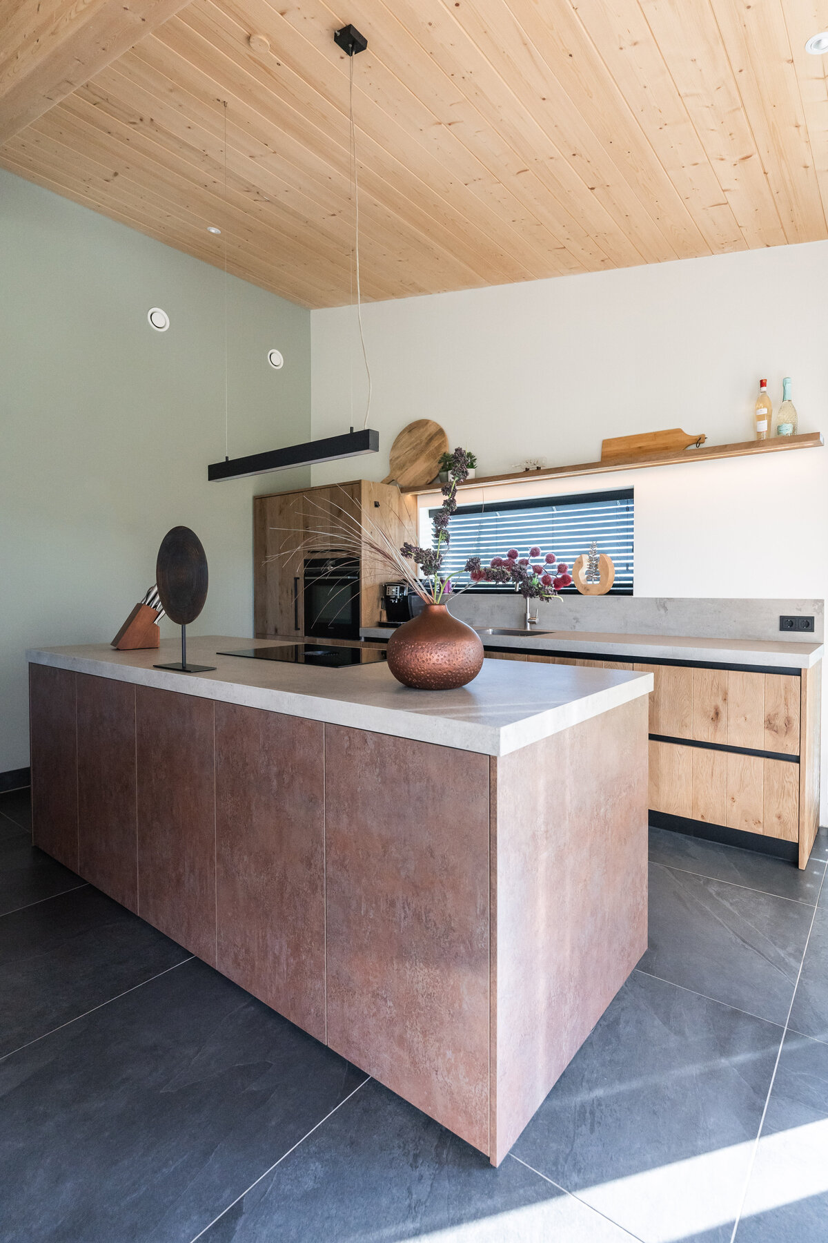 Keuken en interieur Eiken betonlook stoer landelijk (8)