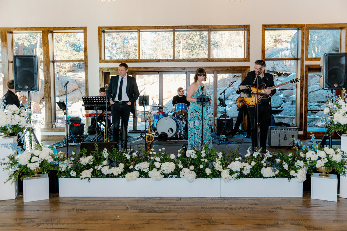 wedding band stage design
