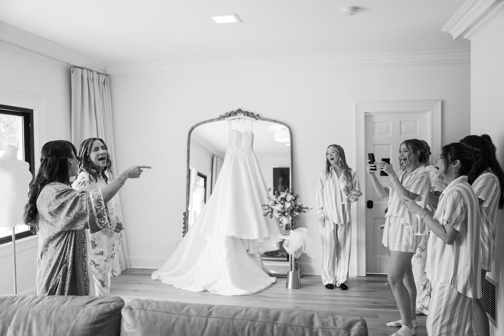 raleigh film wedding photographer getting ready photos