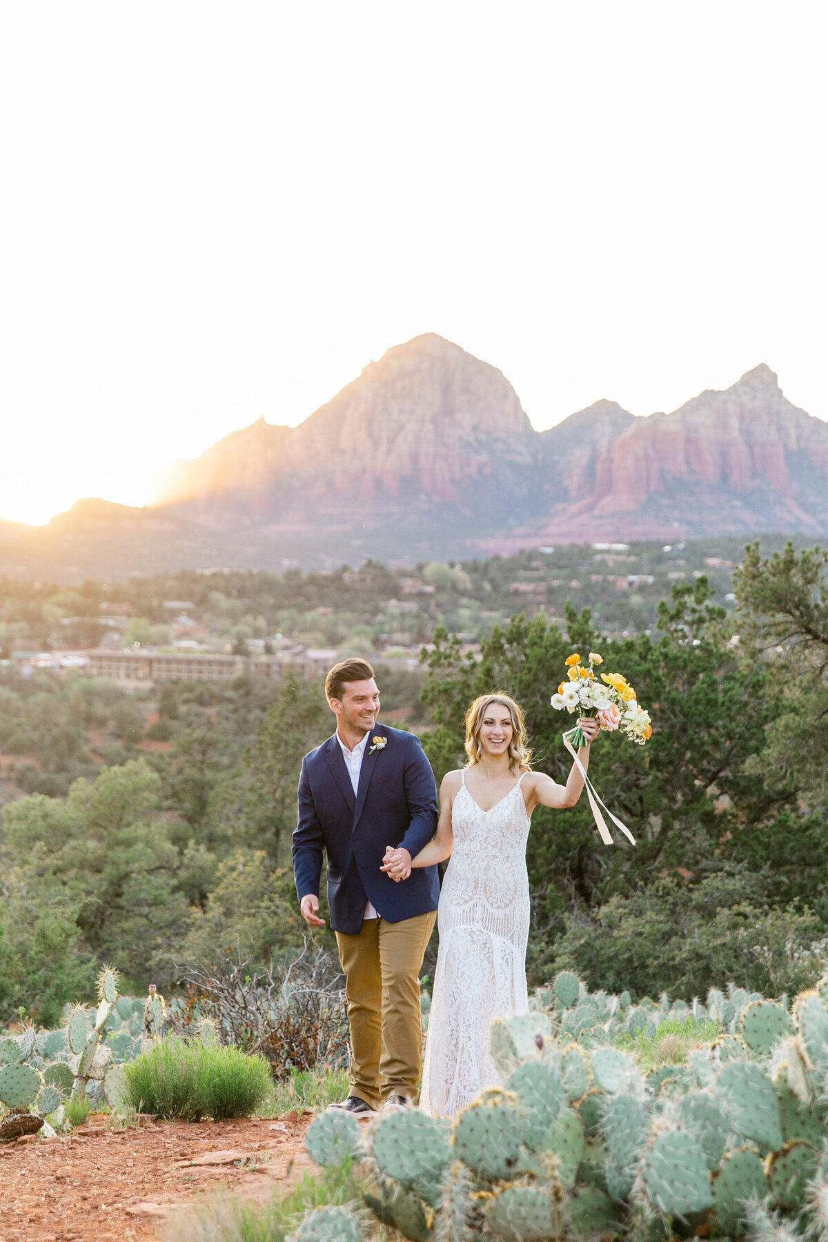 Karlie Colleen Photography - Sedona Arizona Elopement Wedding Photographer - Maxwell & Corynne-162