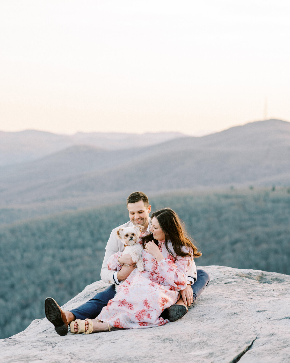 The Fourniers | Grandfather Mountain Engagement-120