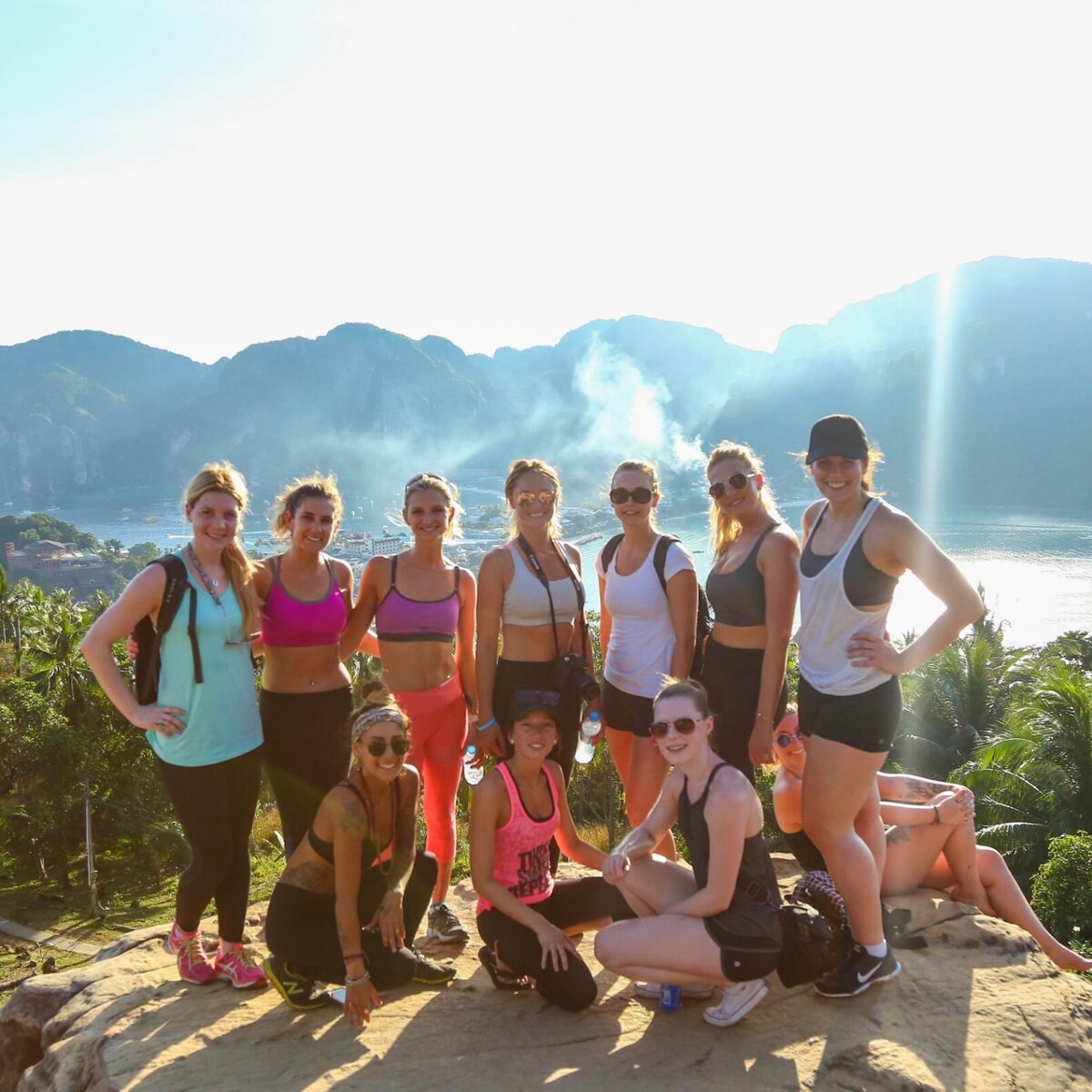 yoga retreat viewpoint hike in Koh Phi Phi