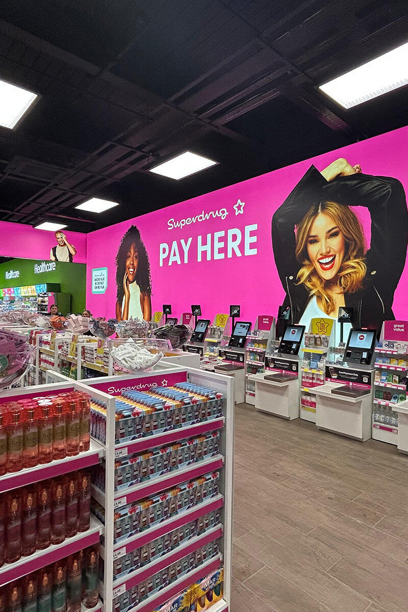 ellis-signs-bespoke-aluminium-lightboxes-superdrug-meadowhall