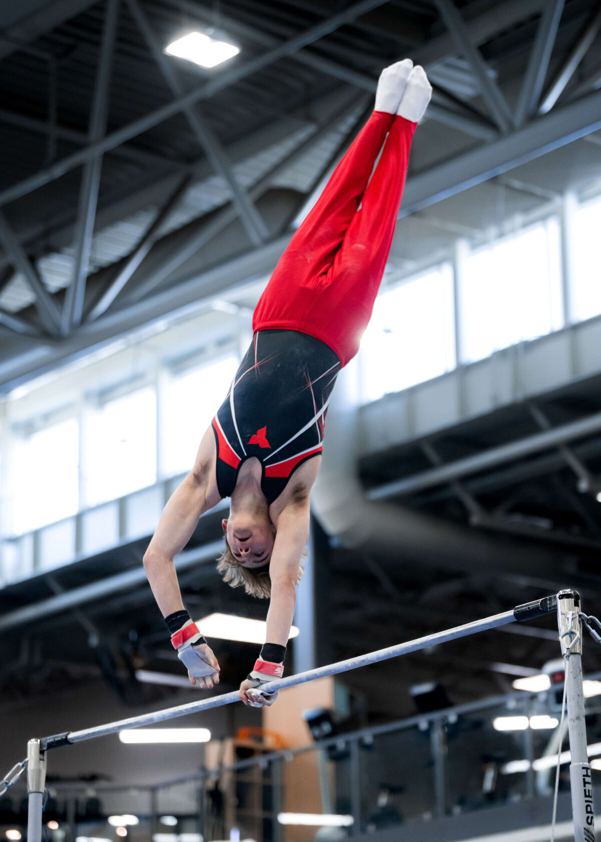 Photo by Luke O'Geil taken at the 2023 inaugural Grizzly Classic men's artistic gymnastics competitionA1_02711