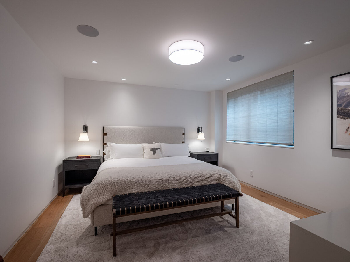 Exterior and interior views of the luxury home at 624 E Hopkins Avenue in Aspen Core, Colorado.