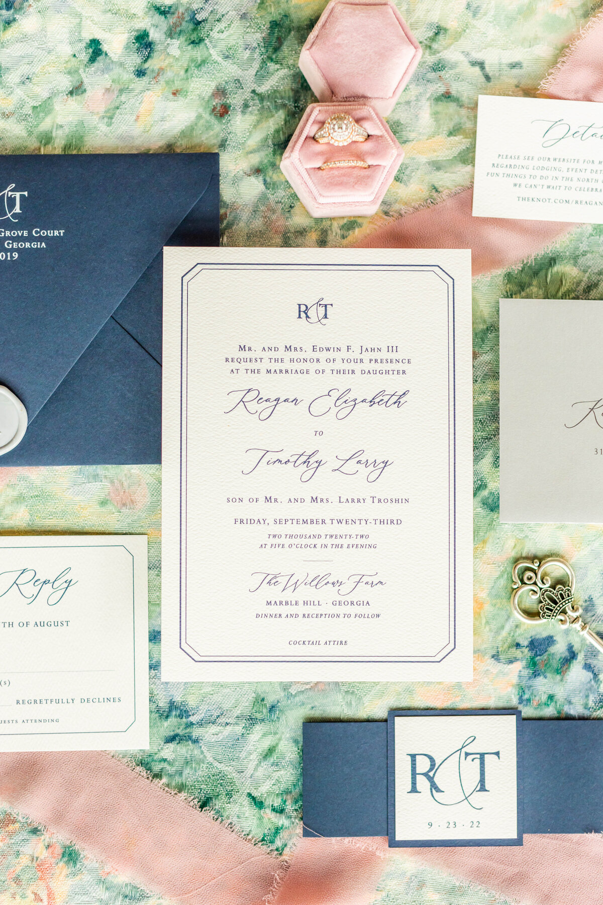 Semi-Custom Wedding Invitations — Crafted Creations