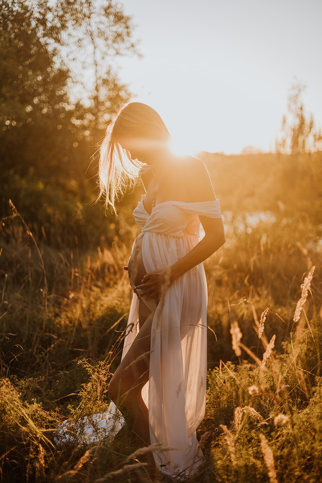 intimní těhotenská fotografie v přírodě fotografka pro ženy markéta zýka