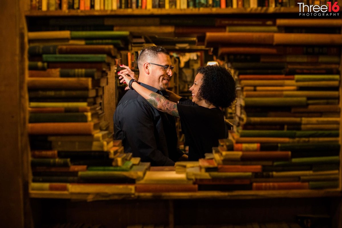 The Last Bookstore Engagement Photos Los Angeles County Weddings Professional Photography Unique