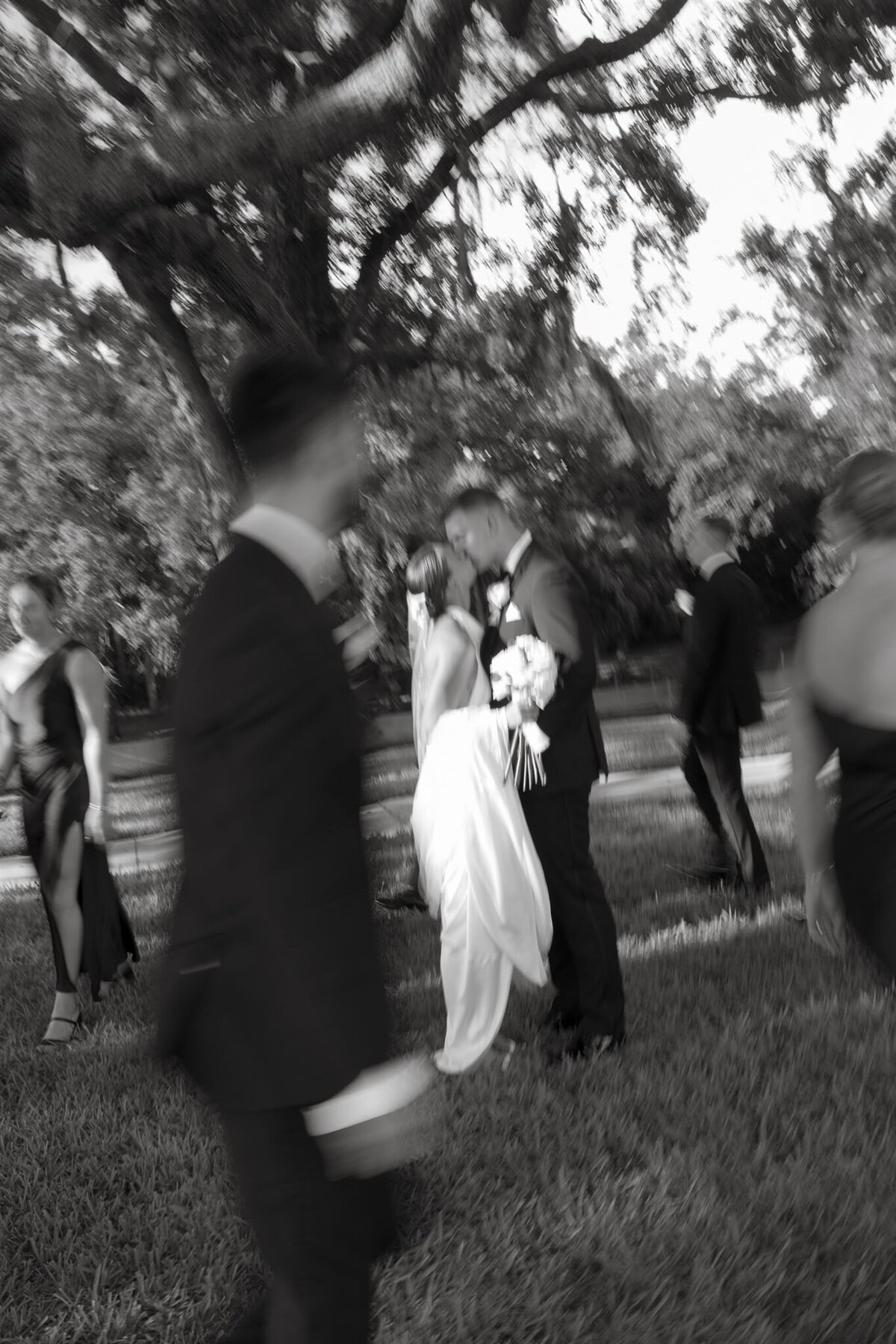 Wedding party editorial photo