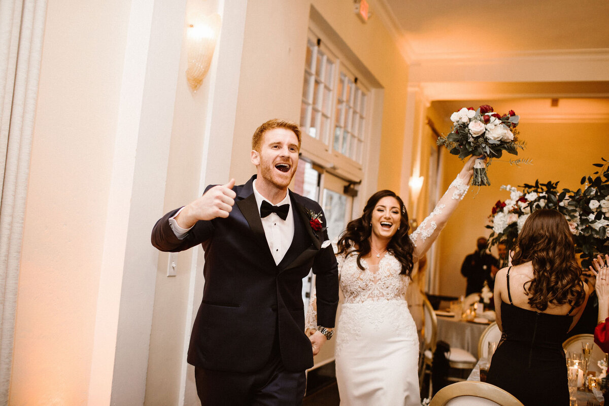 27 - Orlo House Ballroom Wedding Reception Introduction - Tampa Bay Wedding Planner