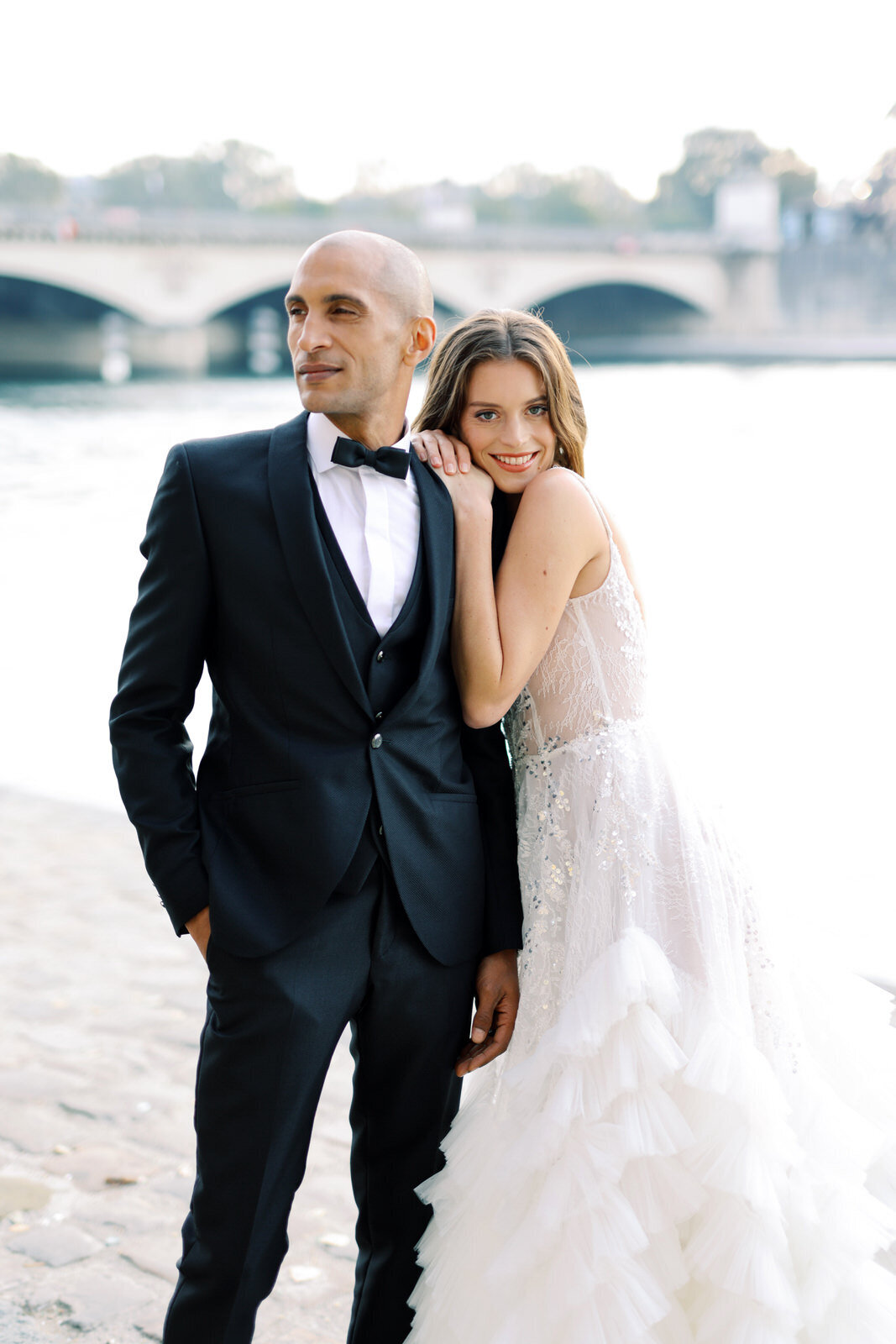 Modern Film Wedding Photography in Paris France 43