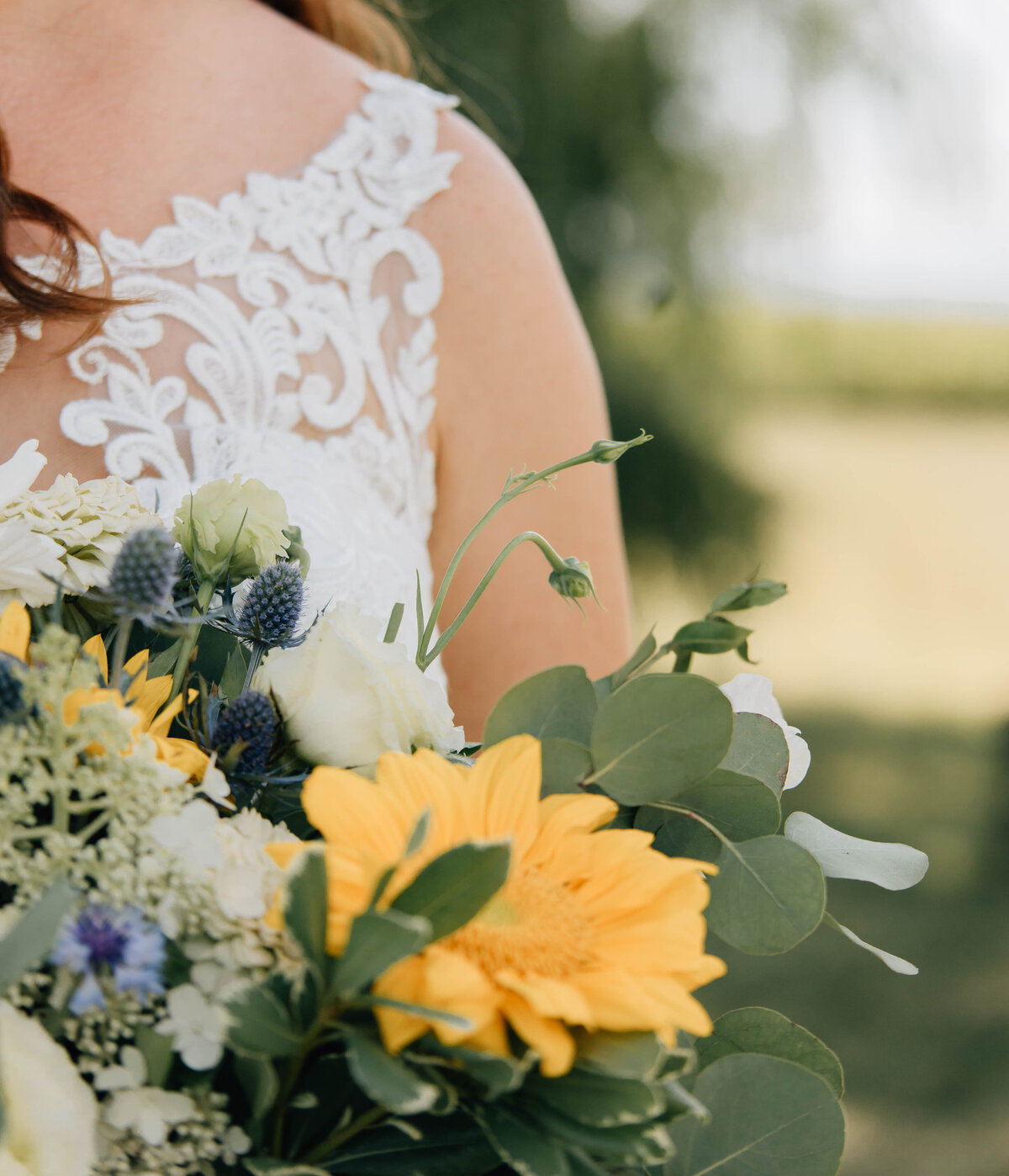 Stunning wedding bouquet at Tourterelle in Vermont, captured with artful, timeless detail photography by Kristen Essex