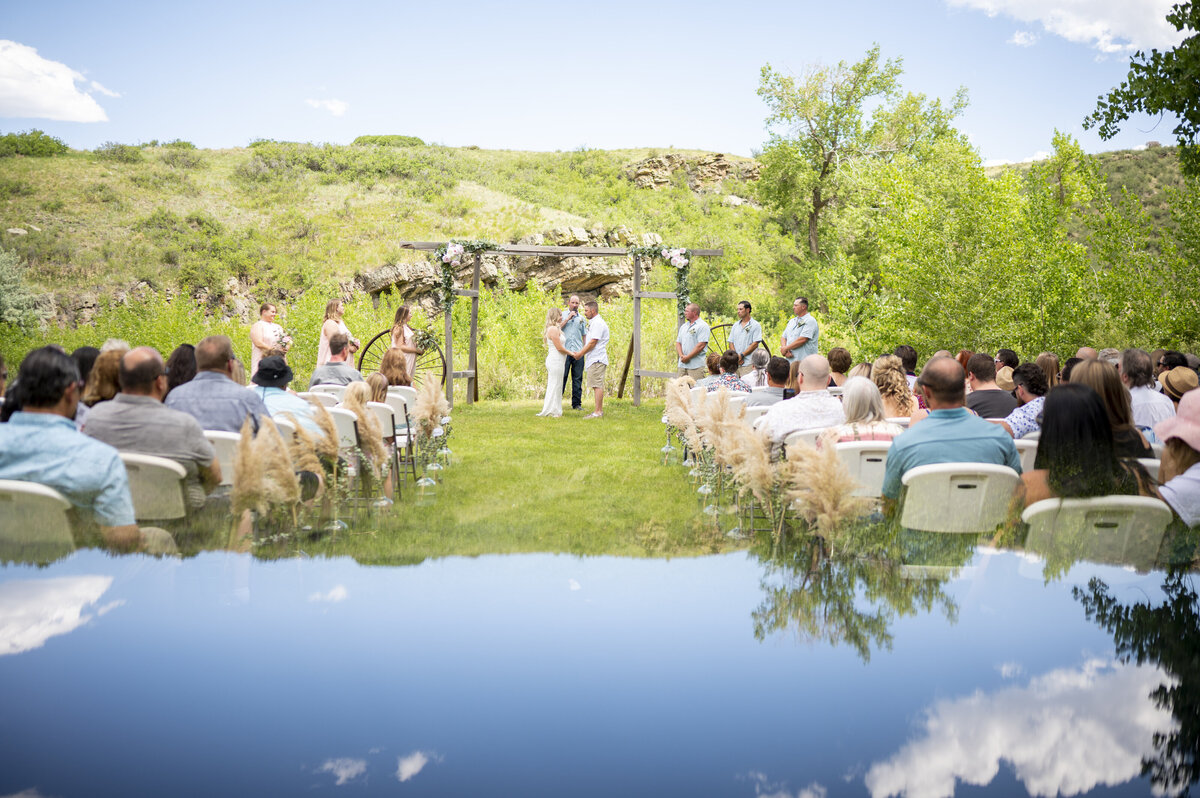 Campground Wedding with celebration all weekend long