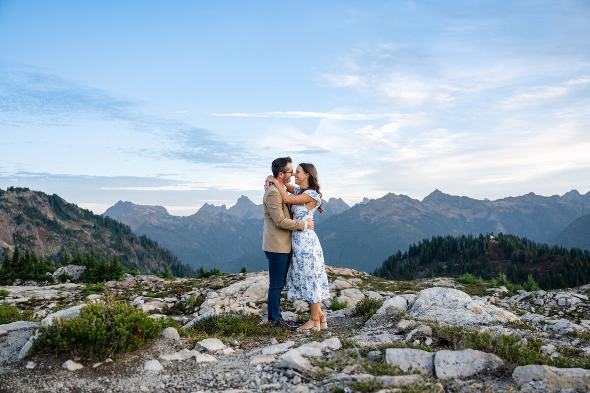 artist point engagement portraits sunrise