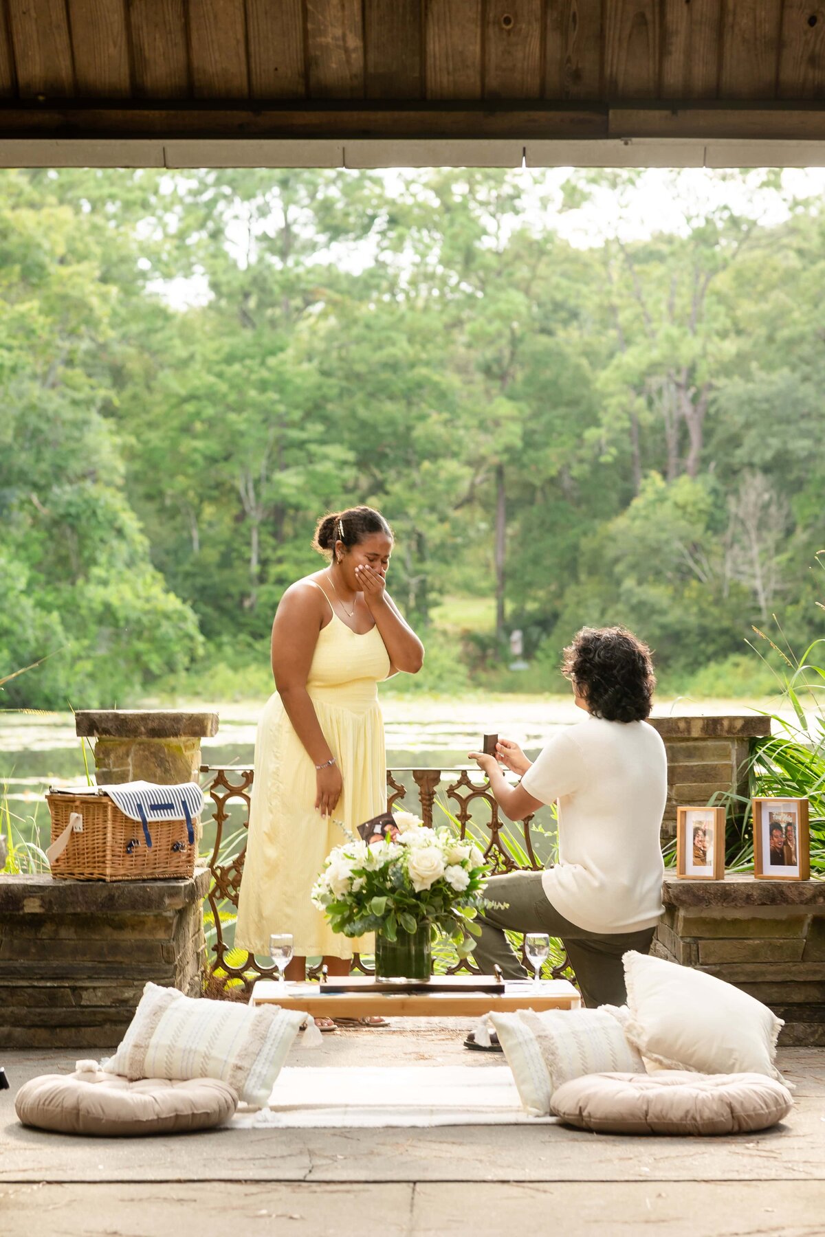 Proposing at the Jacksonville Arboretum
