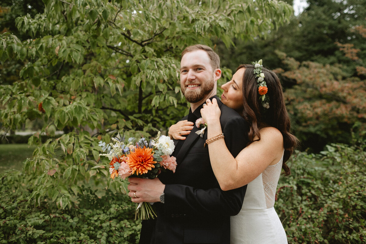 documentary photographer garden greenhouse wedding-137