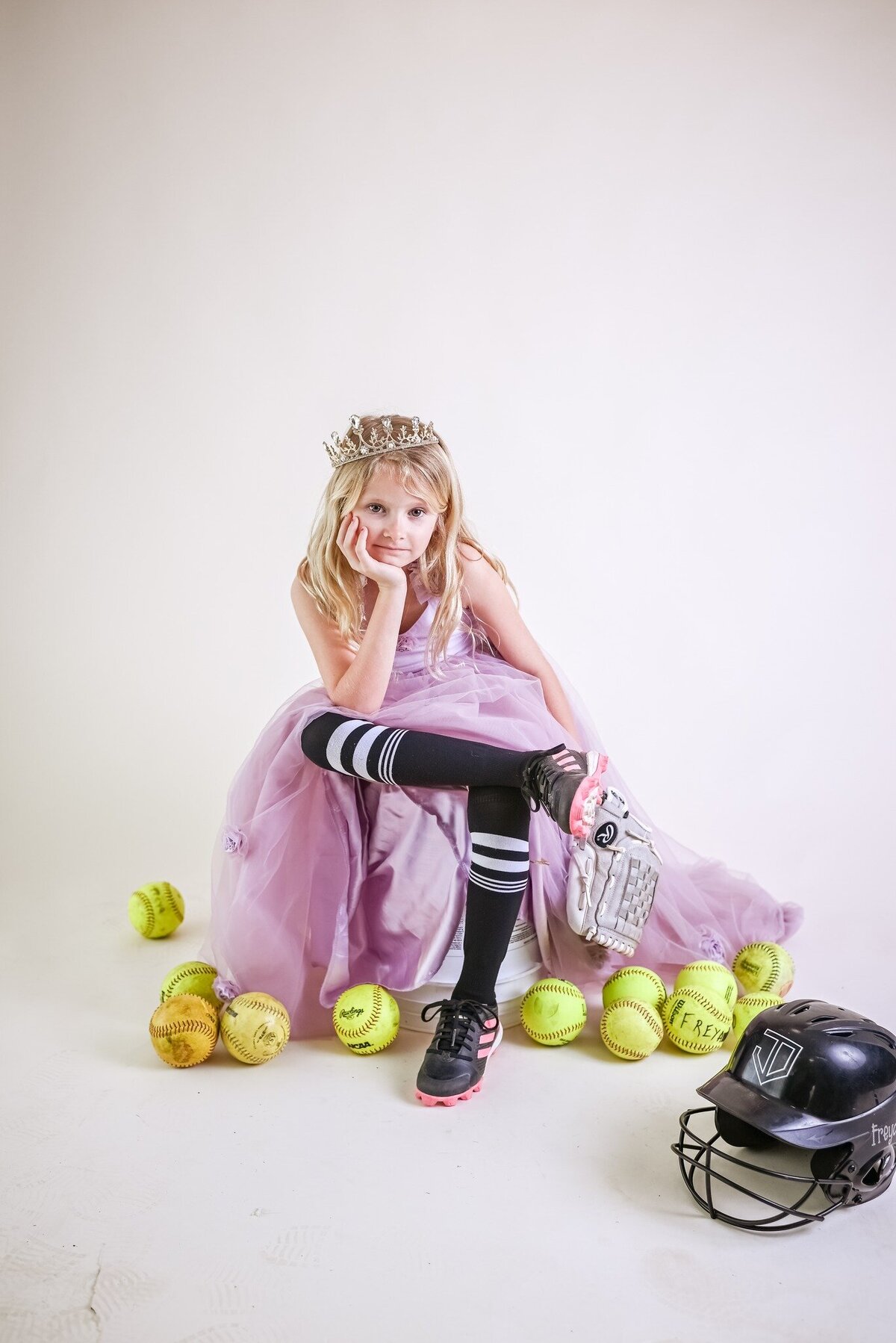 sports softball princess with natasha snyder photography