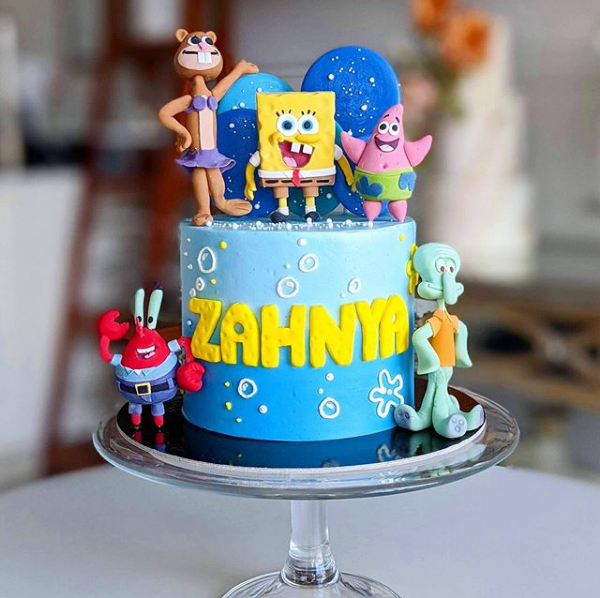 Whippt Kitchen - SpongeBob Square Pants Cake 2020