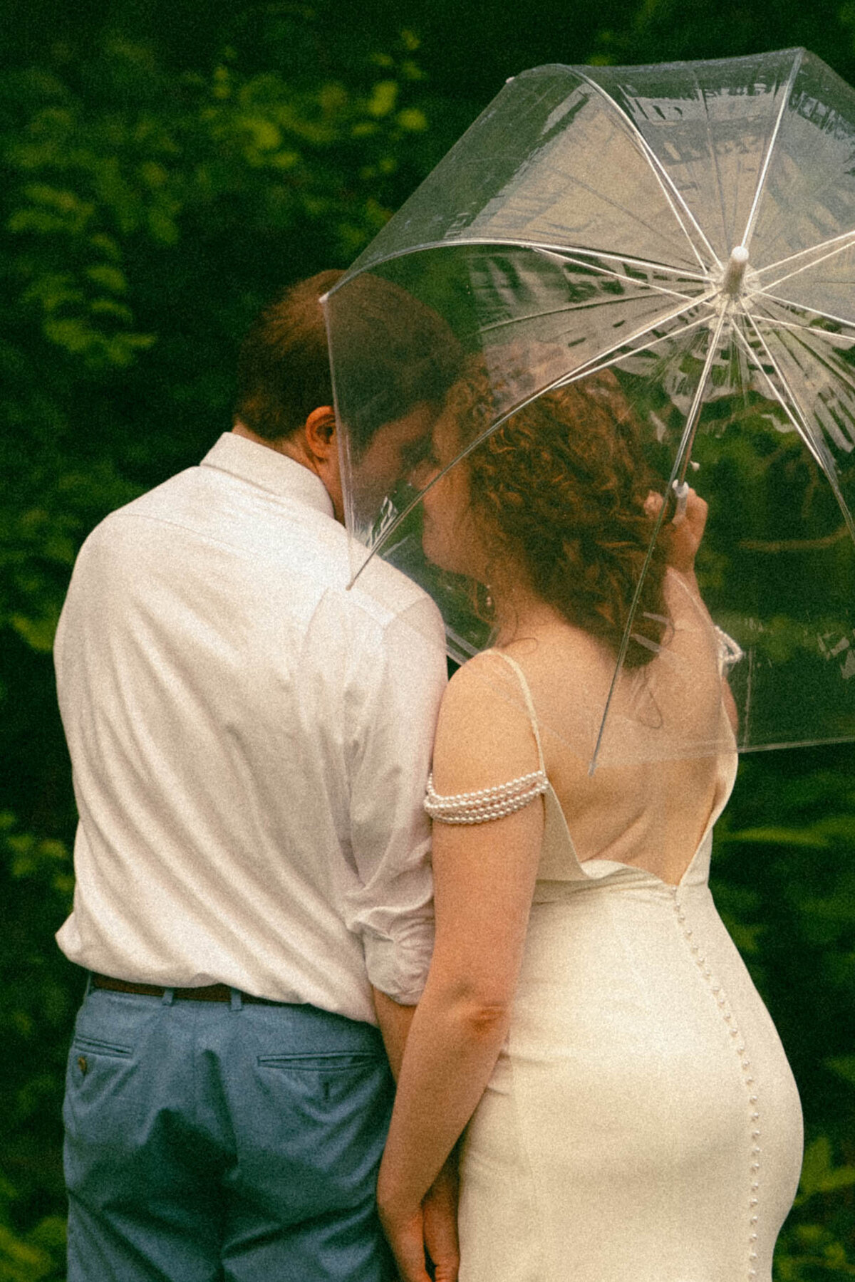 Film, wedding couple portraits in Cincinnati, Ohio