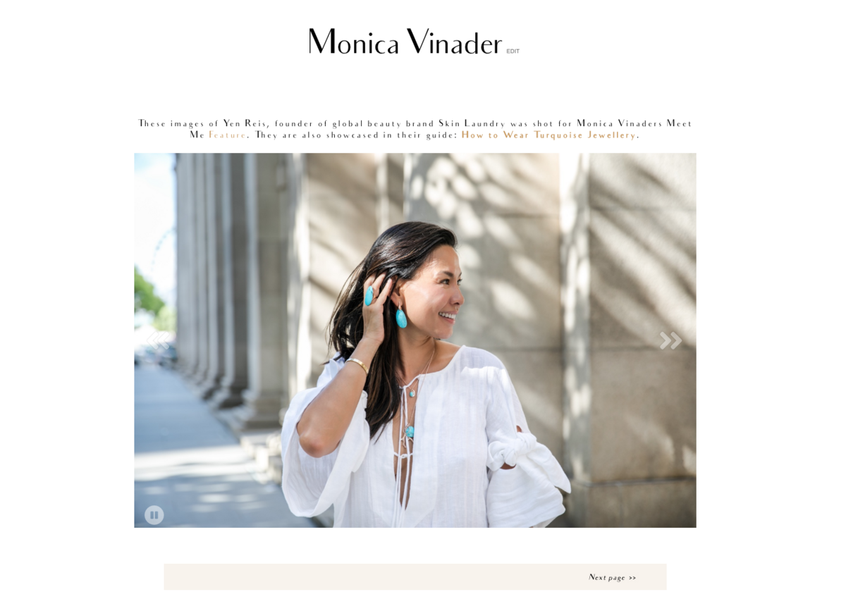 Picture of Monica Vinader jewelry