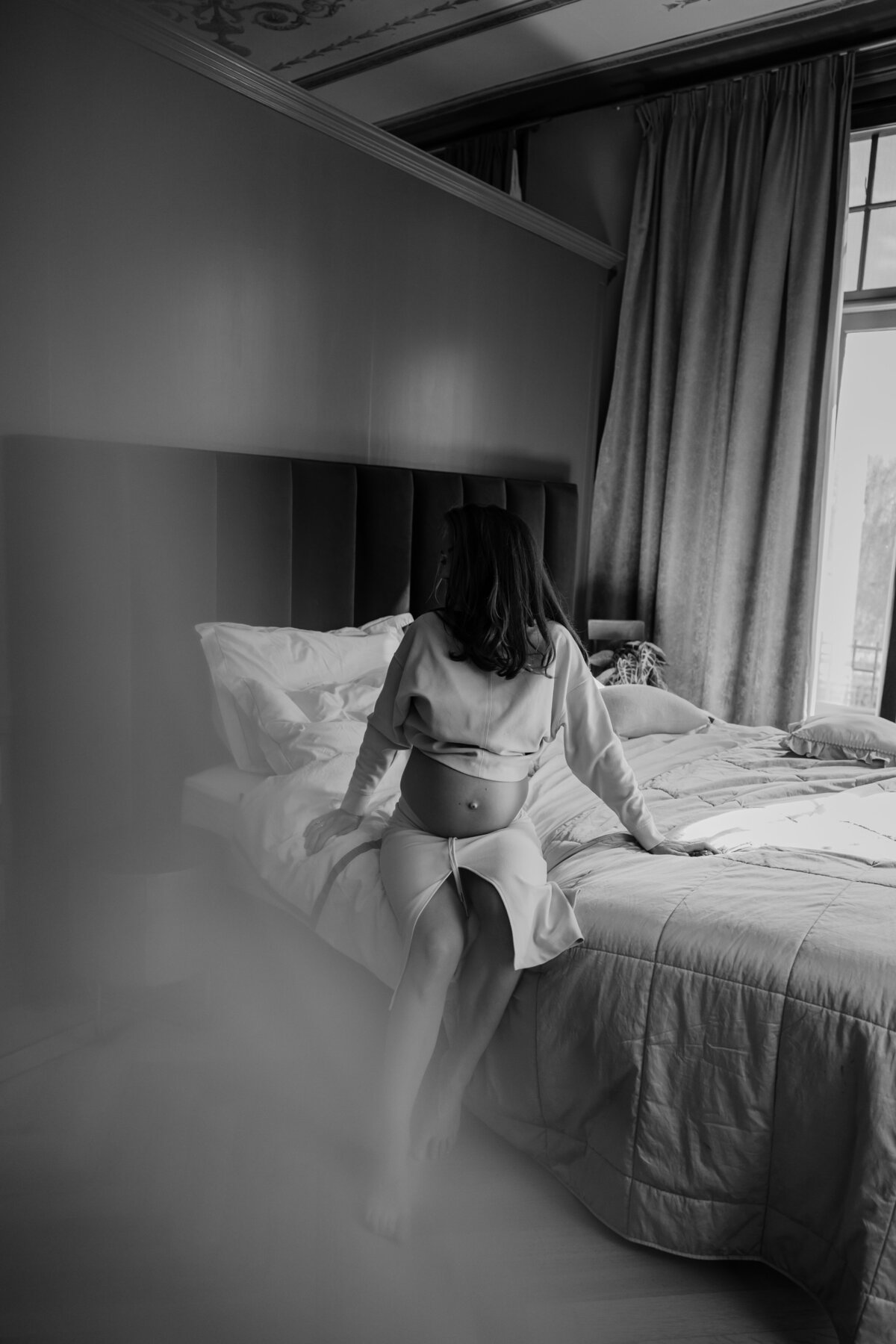 zwanger shoot thuis Den Haag