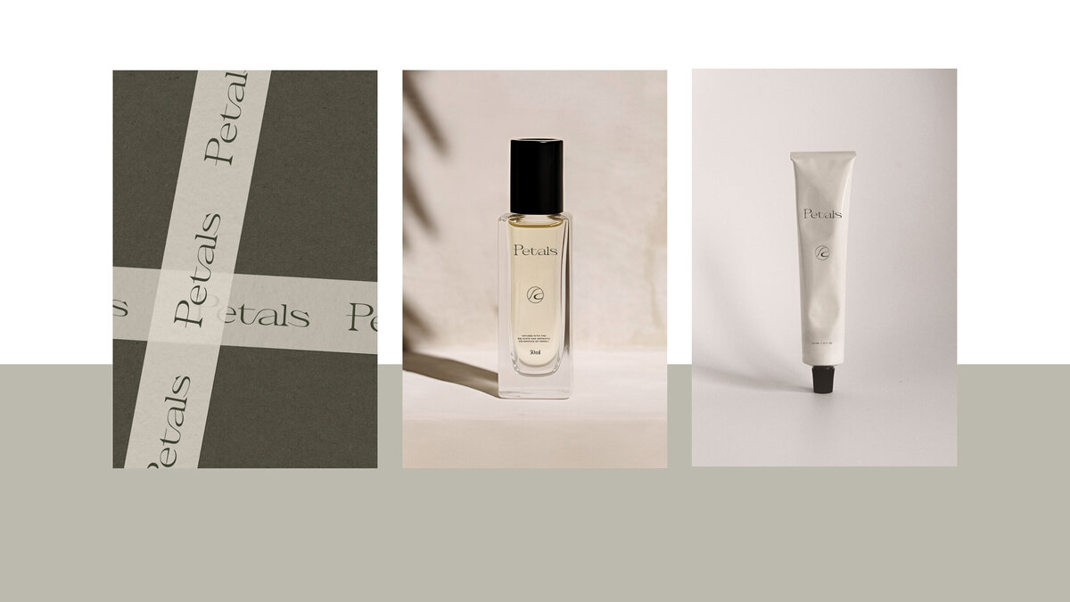 packaging design for a beauty brand