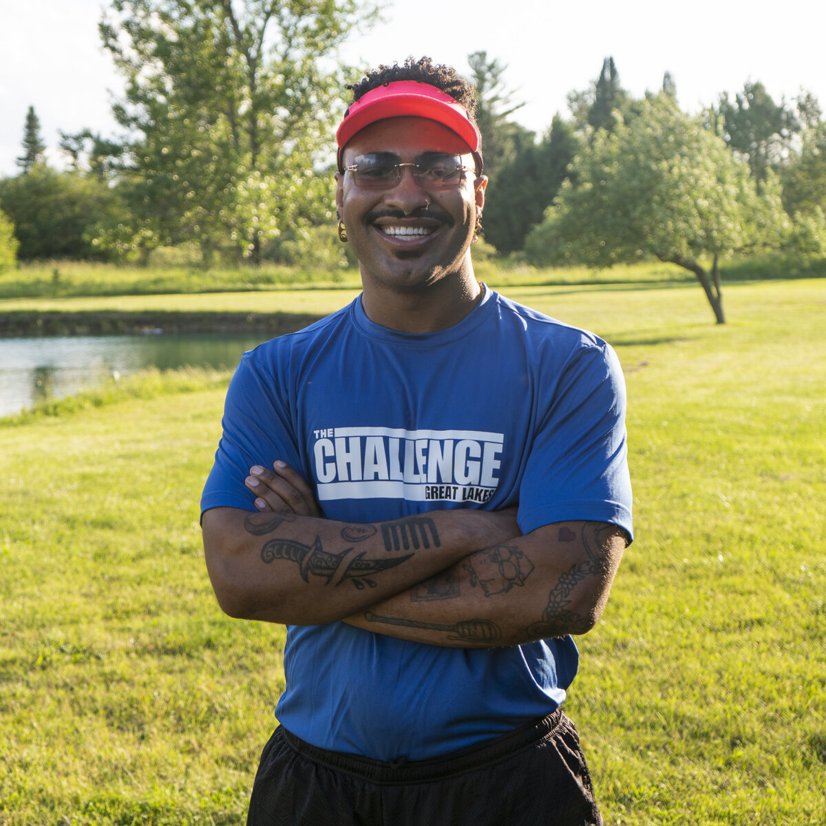 Headshot of a competitor on a fan-made version of "The Challenge"