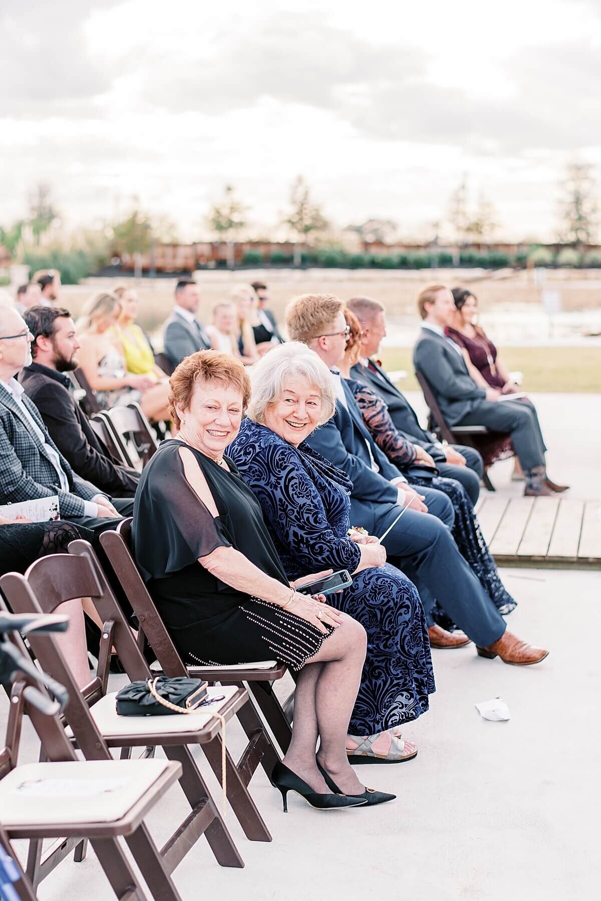 Outdoor Wedding Ceremony at the Weinberg at Wixon Valley in Bryan, Texas photographed by Alicia Yarrish Photography