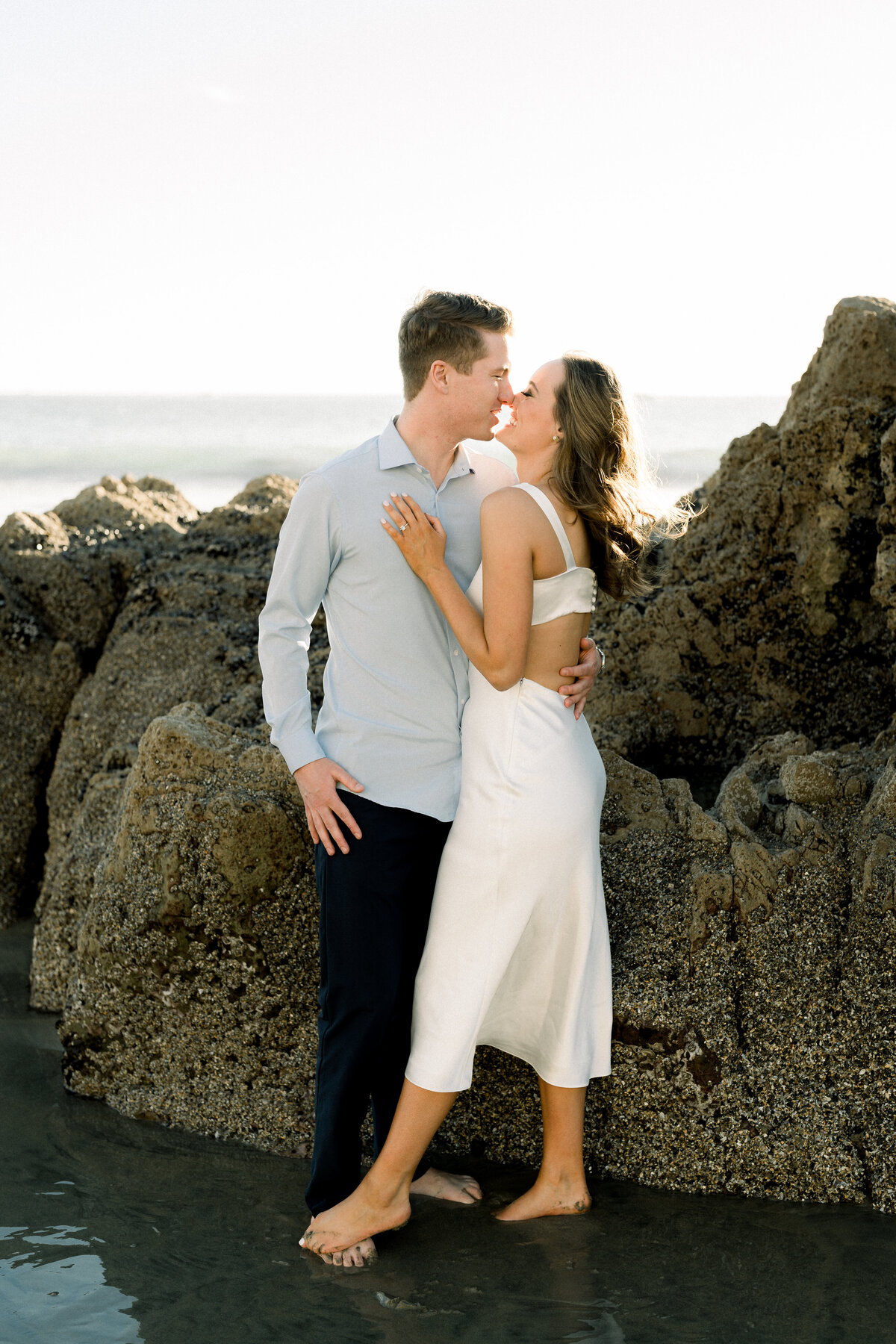 Kendall and Jonathon Engagement Newport Beach Corona Del Mar CDM _ Hello Blue  -4