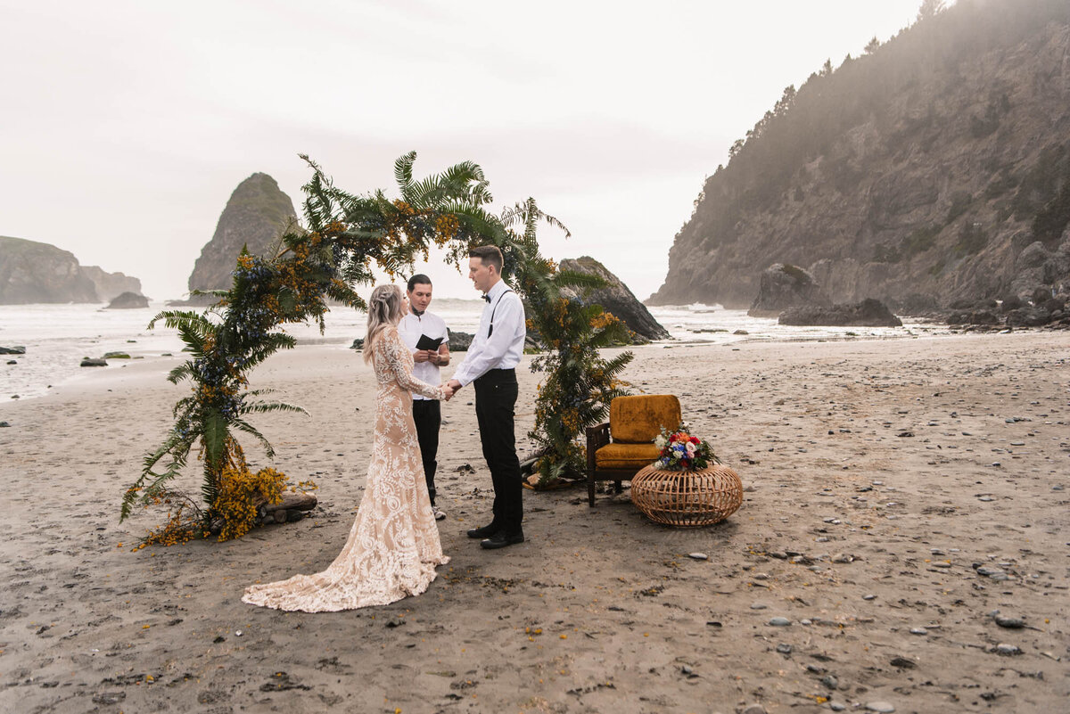Whaleshead Beach Elopement Vows