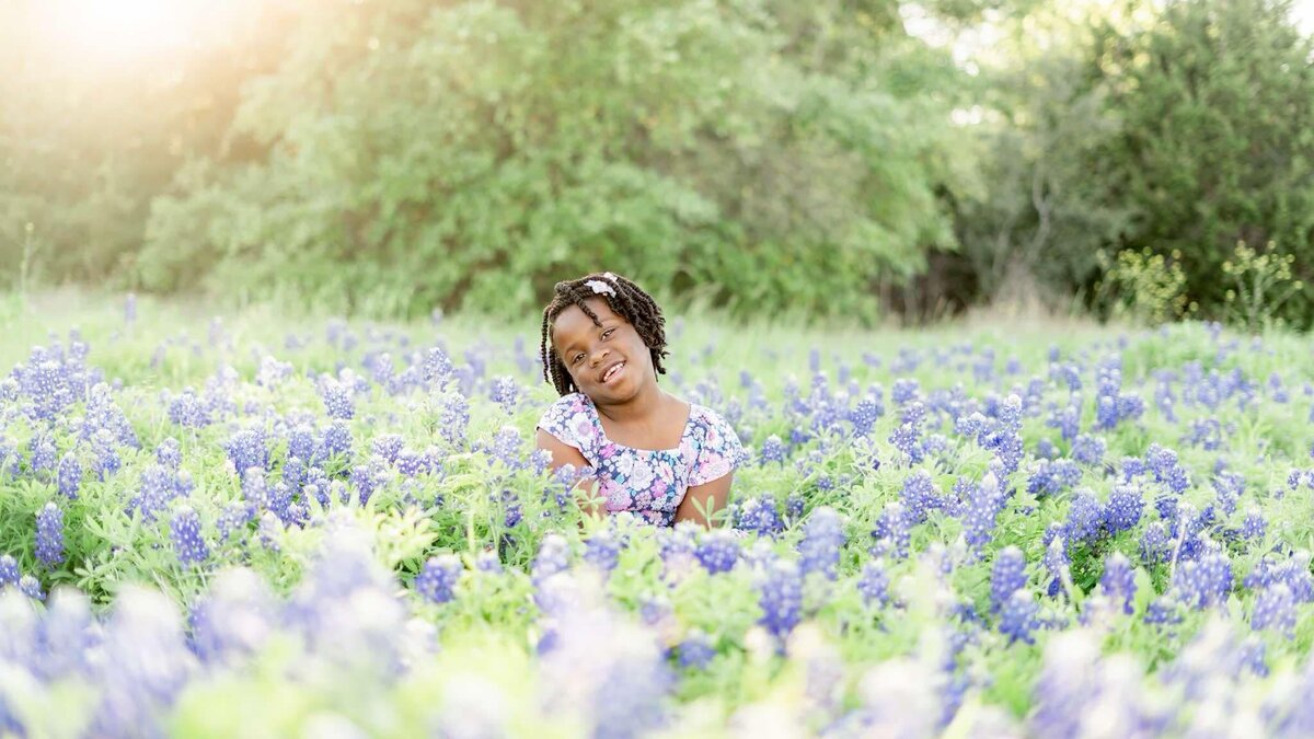 Colorado Springs CO Spring Mini Session Magnolia and Grace Photography Co Palm Valley Lutheran Church Bluebonnets