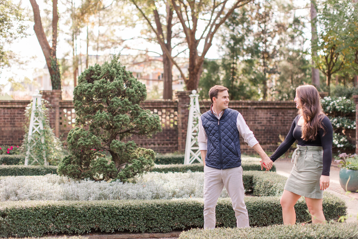 Jennifer B Photography-Bill & Shanin's Engagement Session-Sandhills Gardens and Pinrhurst NC-2020-0088