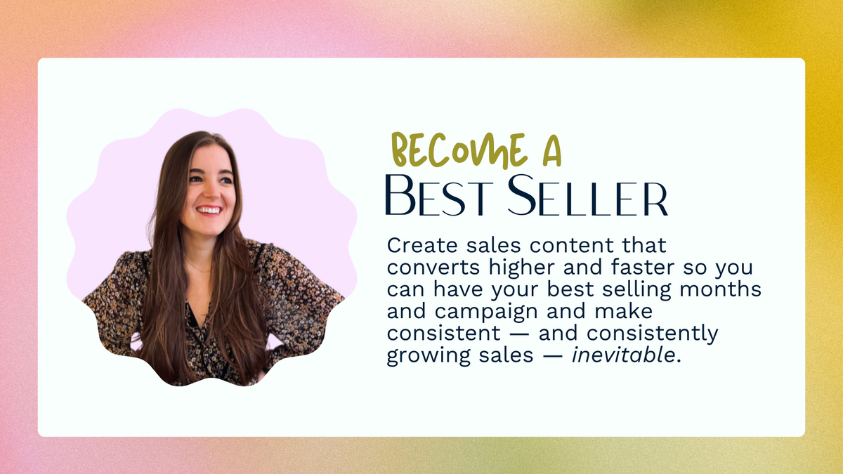 Jocelyn Montemarano – Best Seller (Group Buy)