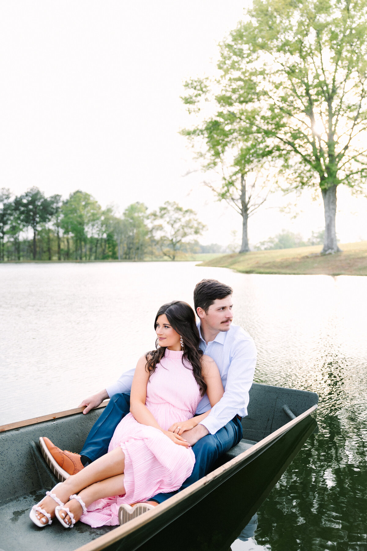 Louisiana Engagements Canoe Photographer