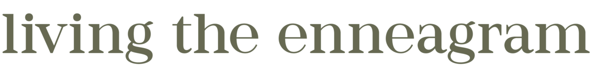 Living the Enneagram - Primary Logo (GREEN)