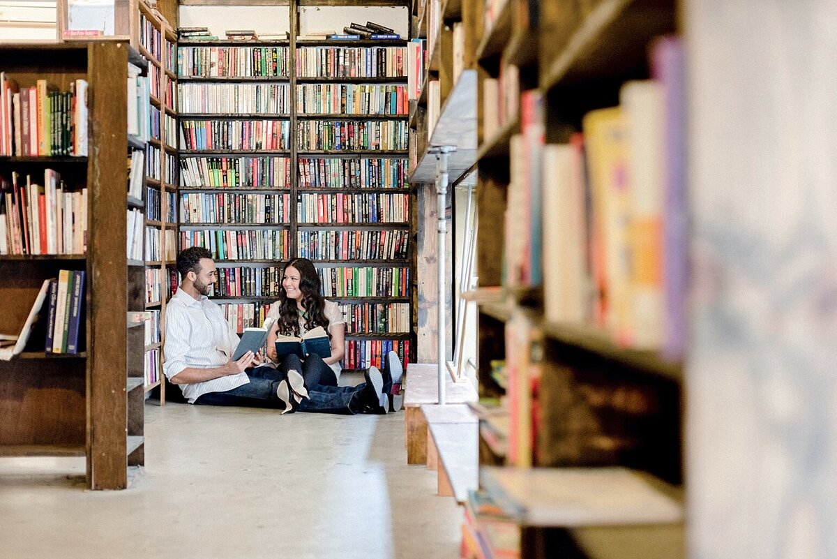 Book Store Engagement Session