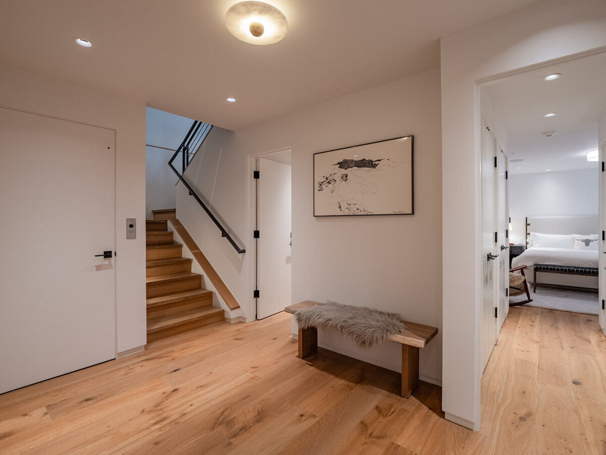 Exterior and interior views of the luxury home at 624 E Hopkins Avenue in Aspen Core, Colorado.