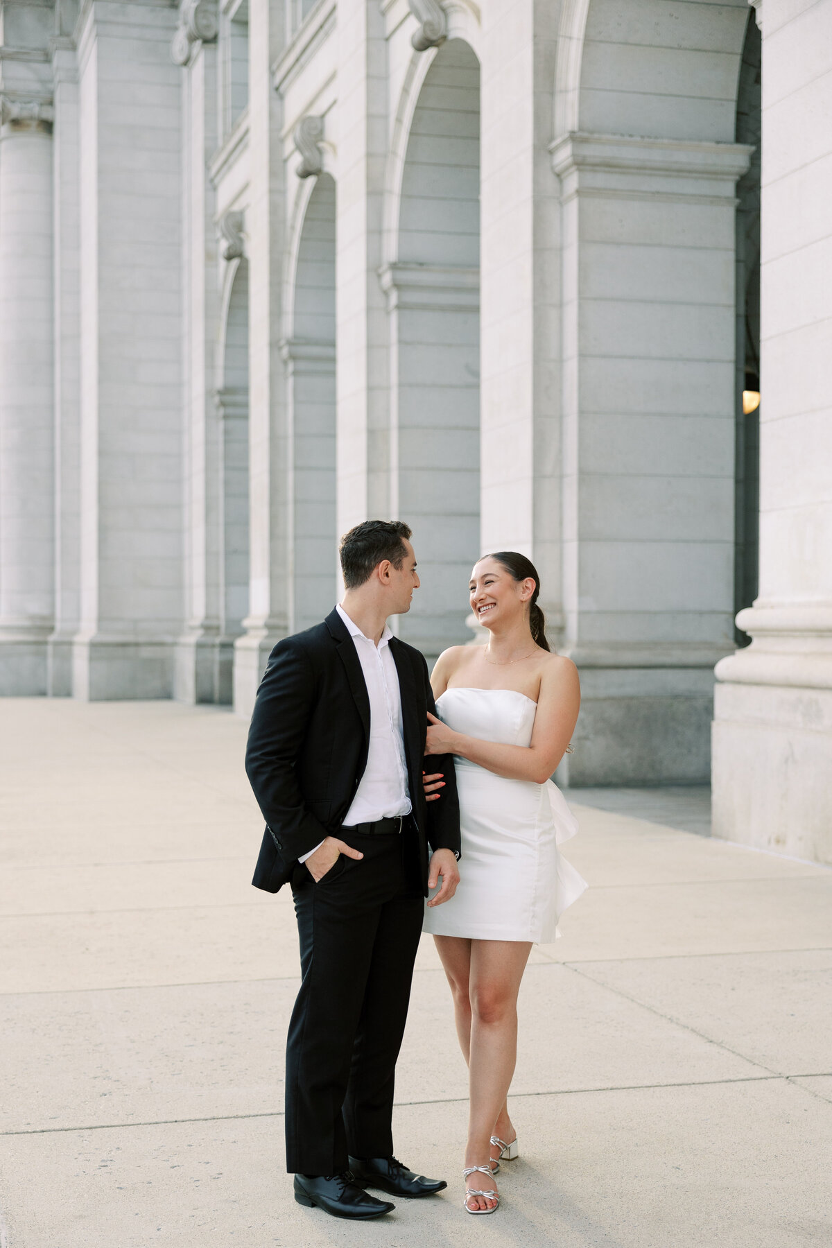 Alexa  Kyle DC Union Station Engagement Session_DC Wedding Photographers_0013