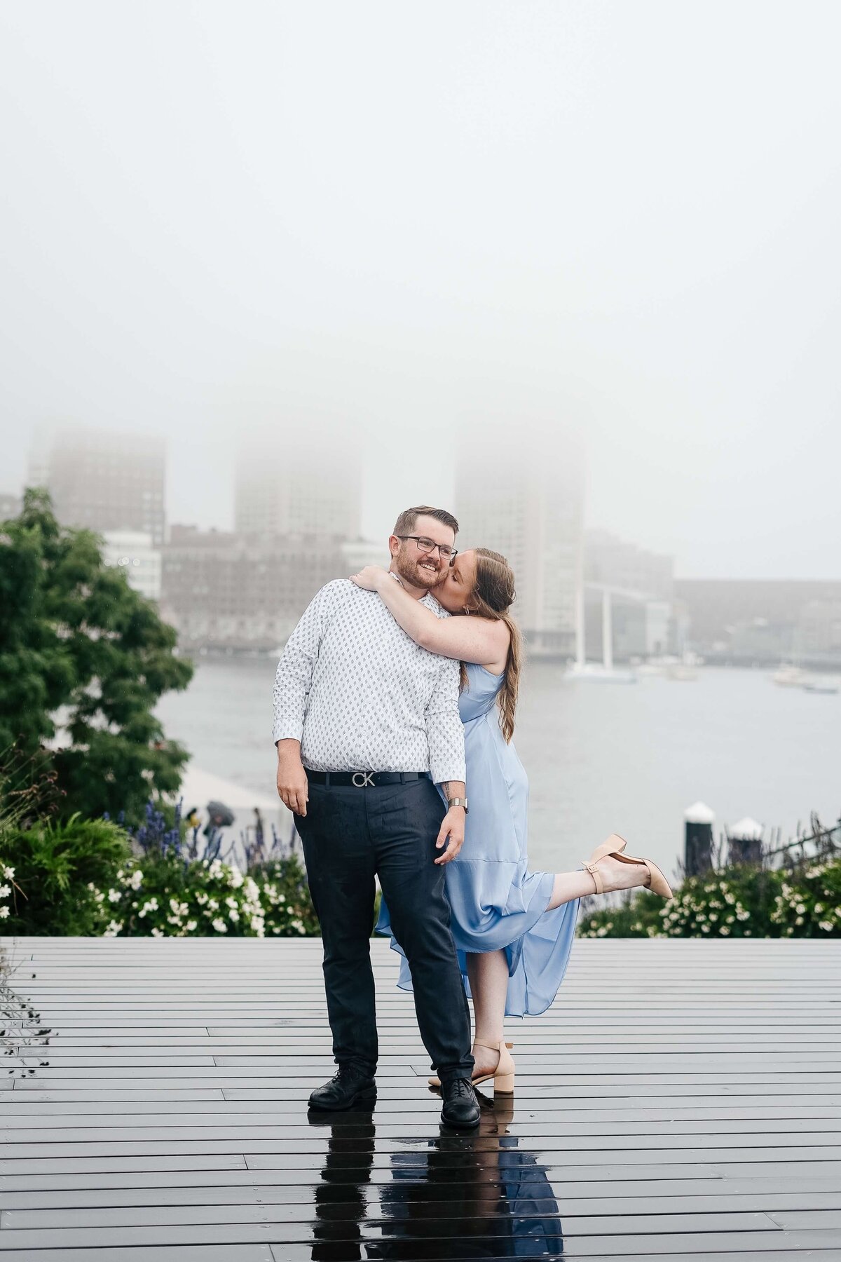 Capture stunning engagement photos in Boston's Seaport District. Modern, scenic, and timeless photography with a beautiful waterfront backdrop.