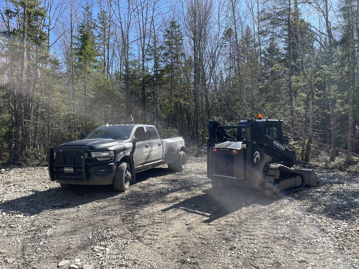 Ground Down Land Management - Excavation Services - Nova Scotia - Property Access - Trail Systems - Driveways - Patios - Landscaping - Mulching