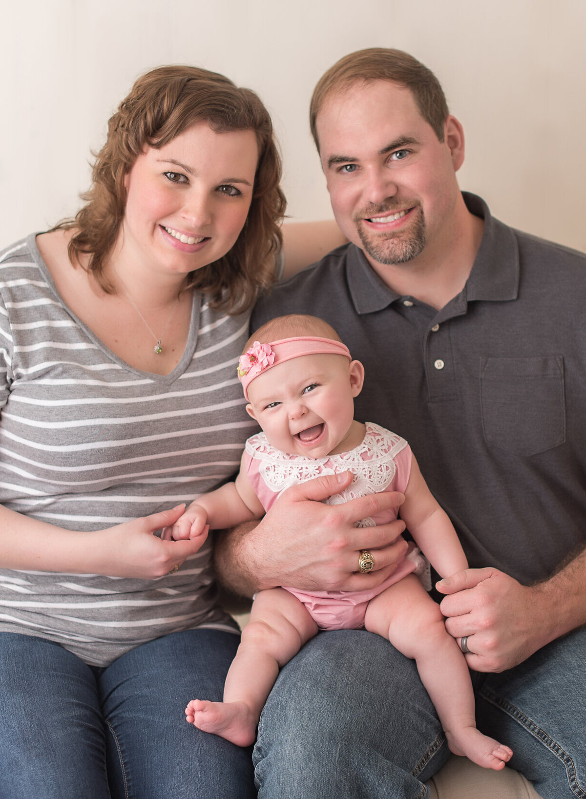 Most adorable Baby and Family portrait captured by Laura King Photography