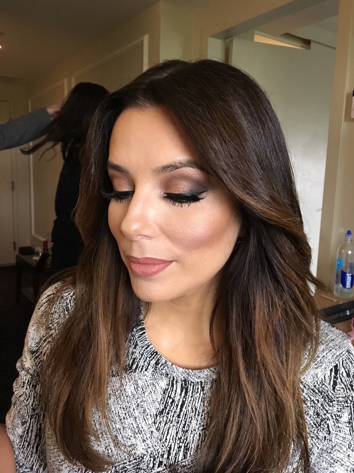 Eva Longoria, Caitlyn Meyer, DC makeup artist, celebrity makeup artist, best makeup dc, best makeup baltimore, best makeup maryland