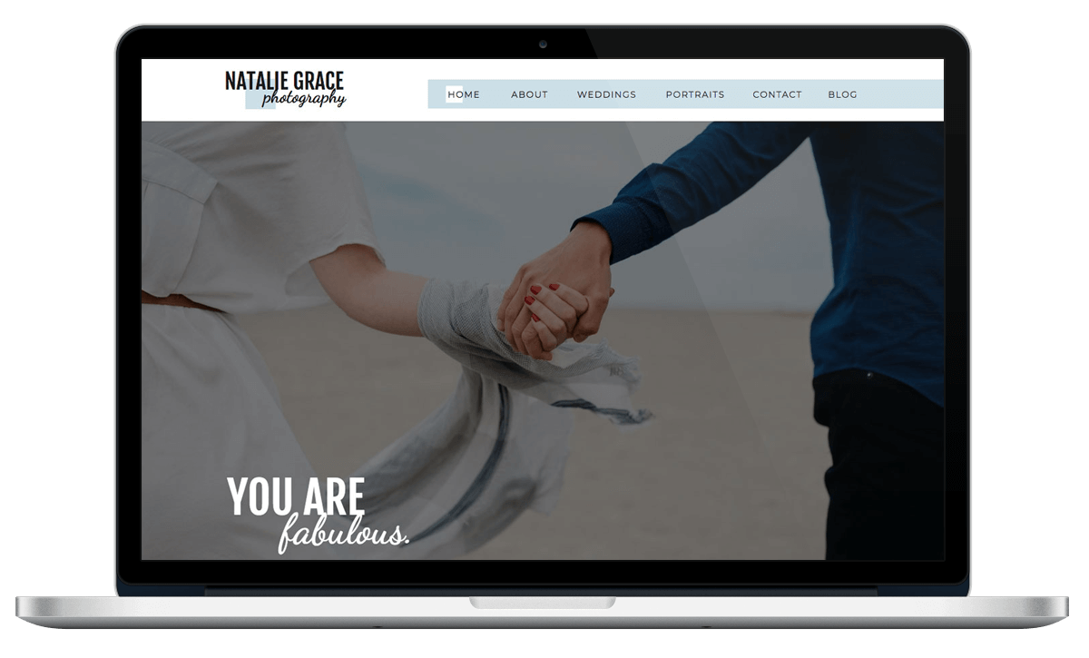 Natalie Grace | Showit Website Template