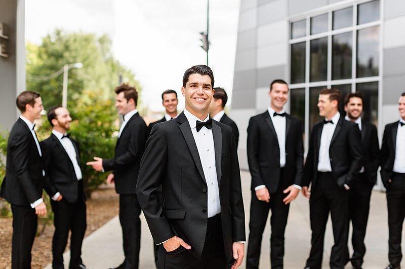 Classic Wedding at City Church of Evansville with Reception at ECC117