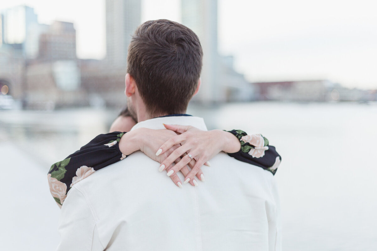 Boston Seaport engagement session