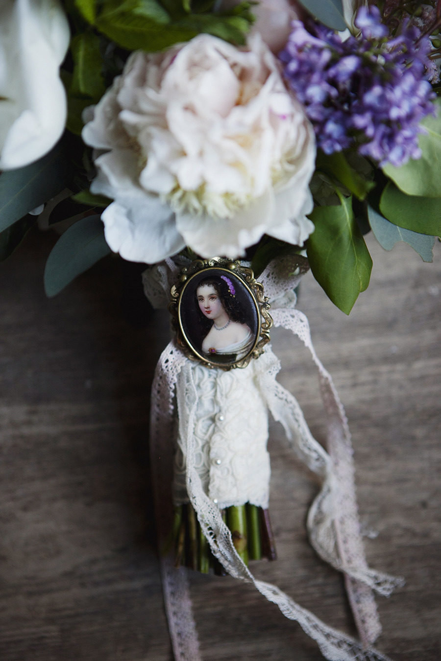 vintage bridal bouquet