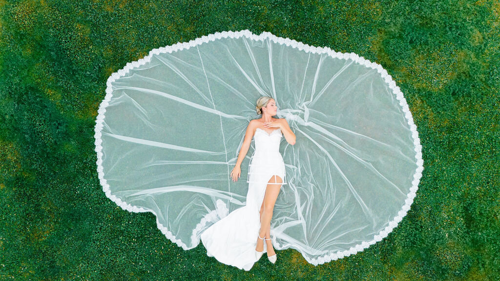 Handmade wedding dress with detachable crinoline and stunning lace details
