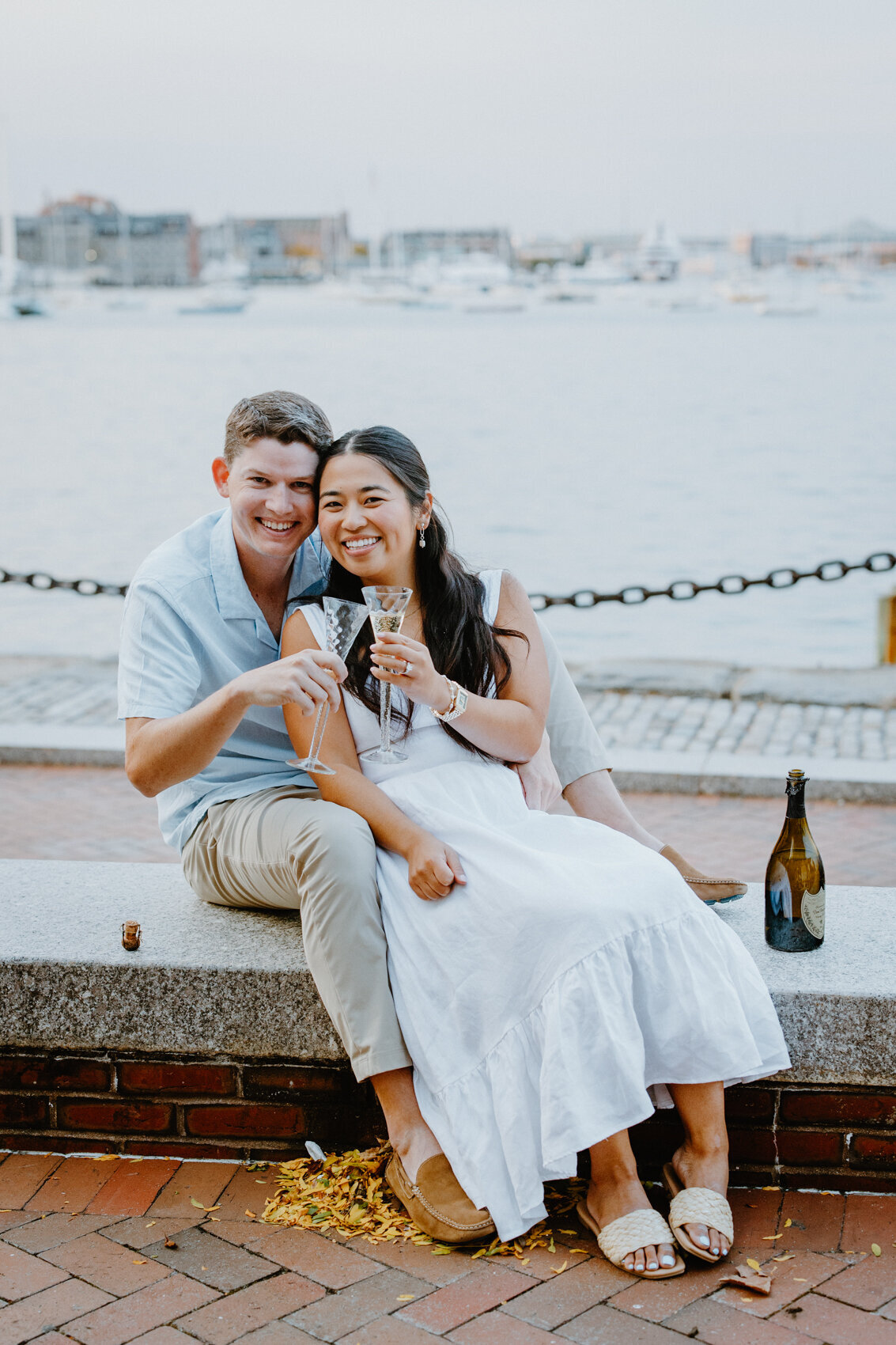 Boston Seaport Engagement Photos-New England Wedding Photographer-11131